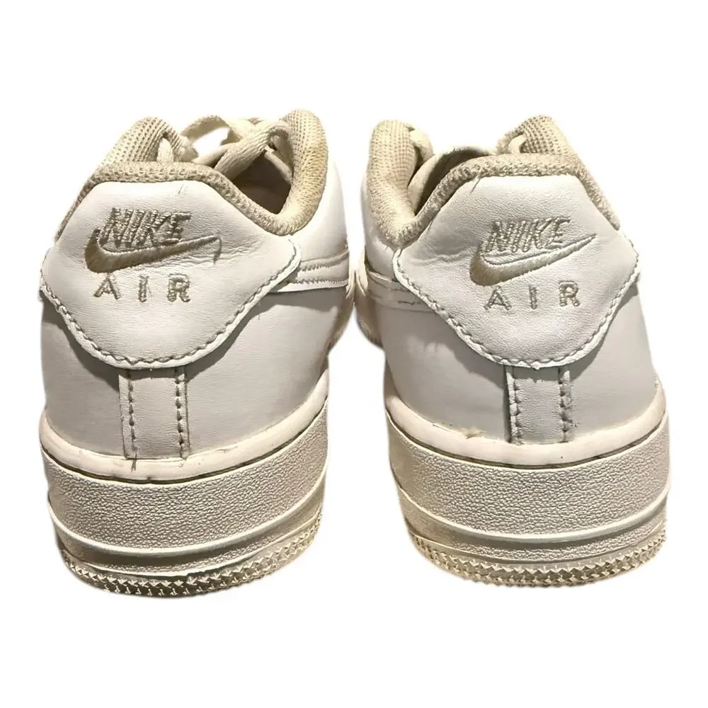 Nike Air Force 1 LE Sneaker Shoes Youth 6 Y Lace Up Leather White DH2920-111